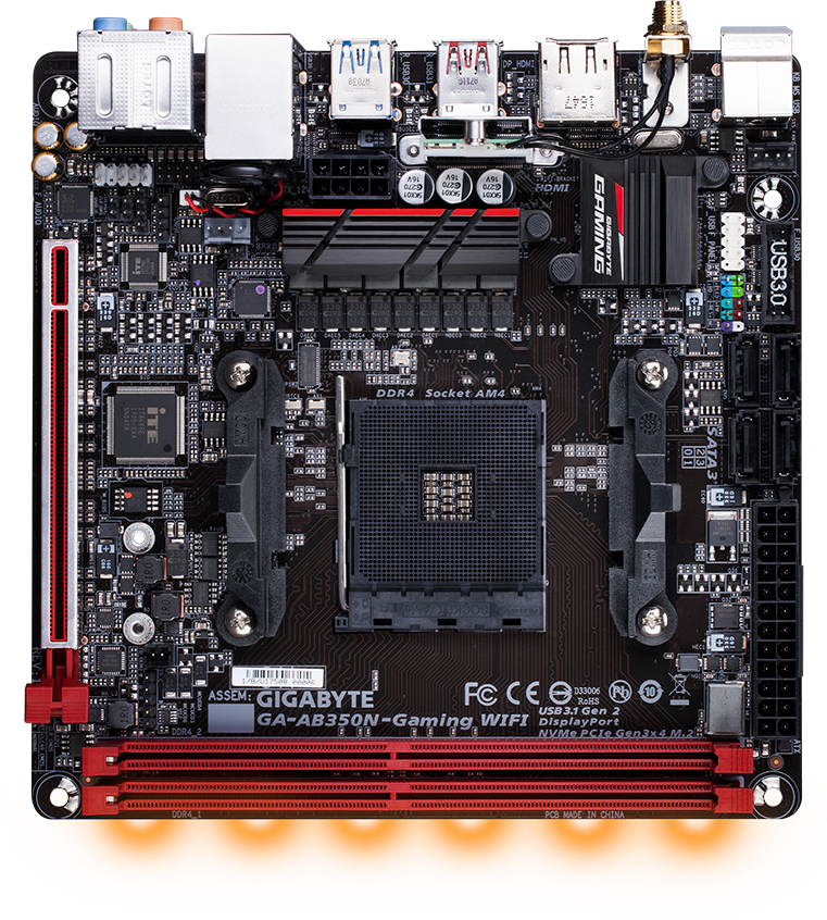 GA-AB350N-Gaming WIFI (Rev. 1.0) Motherboard - GIGABYTE Global