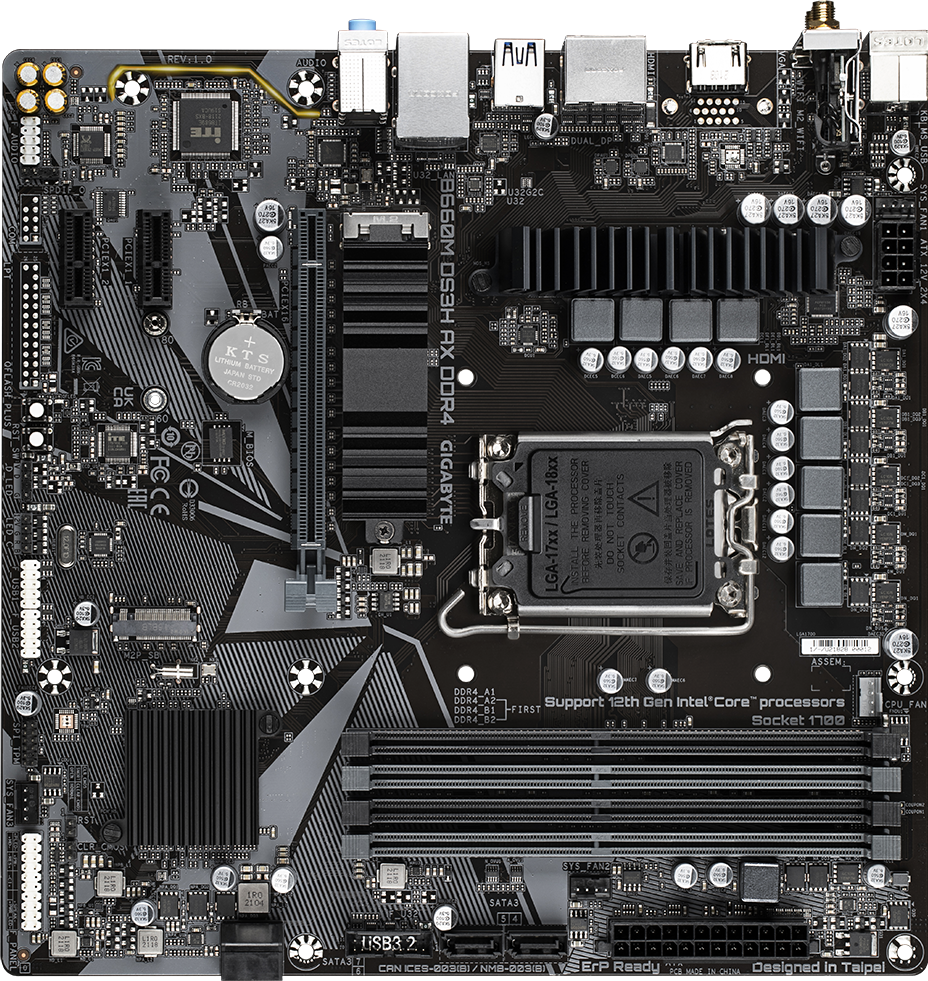 B660M DS3H AX DDR4 (Rev. 1.x) - GIGABYTE U.S.A.