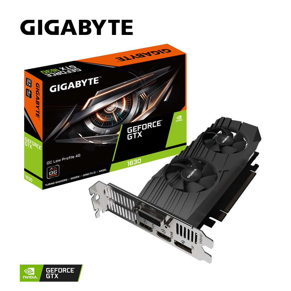 GeForce GTX 1630 OC Low Profile 4G Gallery Graphics Card