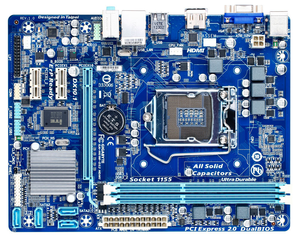 GIGABYTE　GA-H61M-DS2H　LGA1155