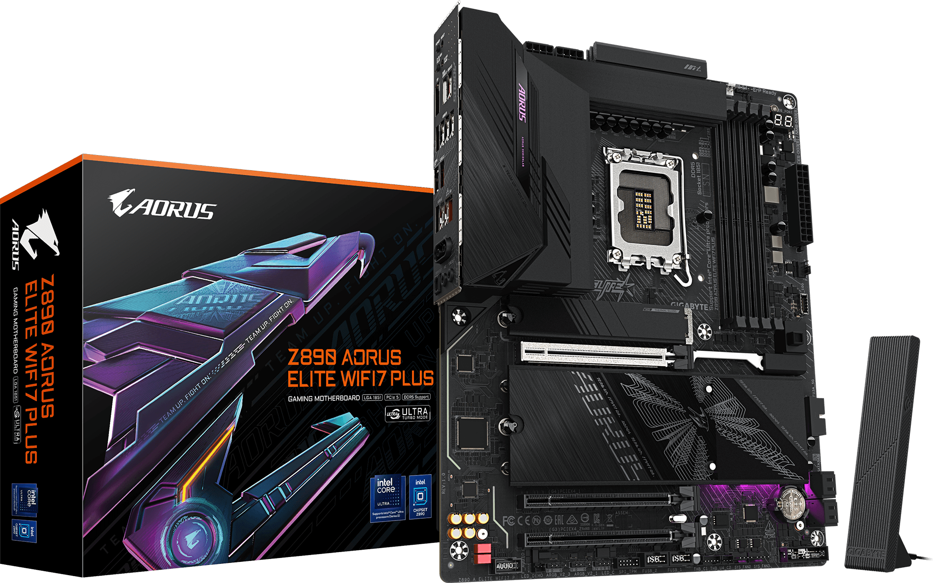 core ultra7 270k plus+Z890マザー+DDR5 64GB Z890 AORUS ELITE WIFI7 PLUS マザーボード スペック - GIGABYTE Japan