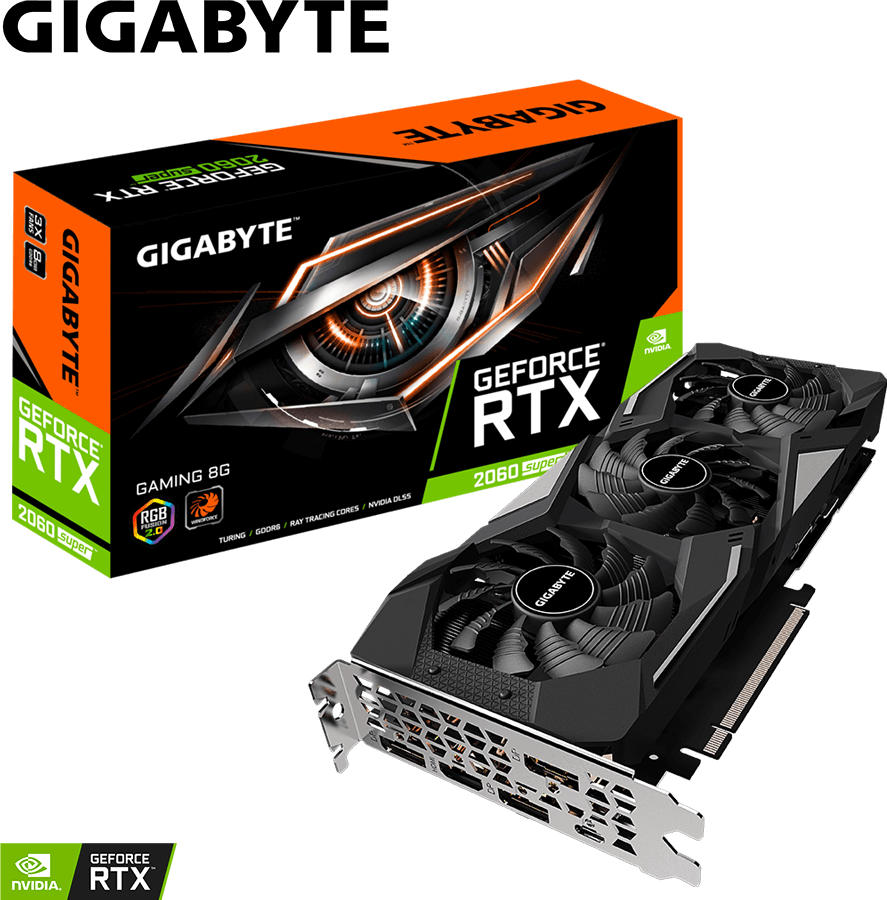 【動作未確認】GIGABYTE GeForce RTX 2060 Super GeForce® RTX 2060 SUPER™ GAMING 8G - GIGABYTE Global