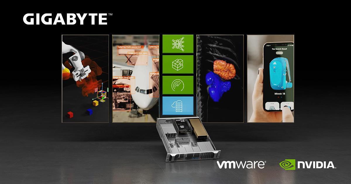 GIGABYTE Servers with End-to-End Platform from NVIDIA and VMware.