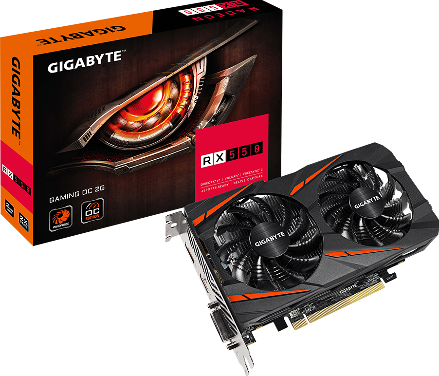Graphics Card - Radeon™ RX 550 Gaming OC 2G