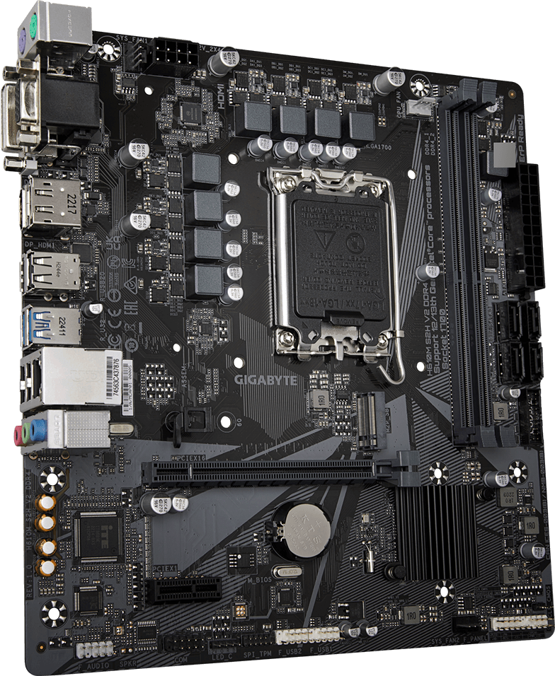 H610M S2H V2 DDR4 (Rev. 1.0) マザーボード - GIGABYTE Japan