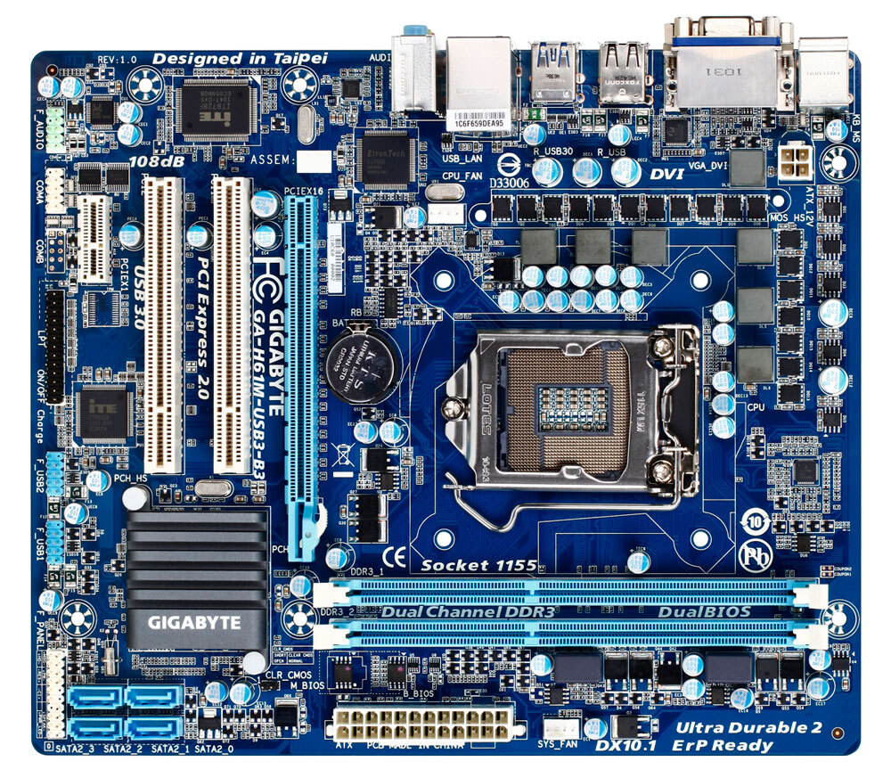 gigabyte ultra durable motherboard lga 1155