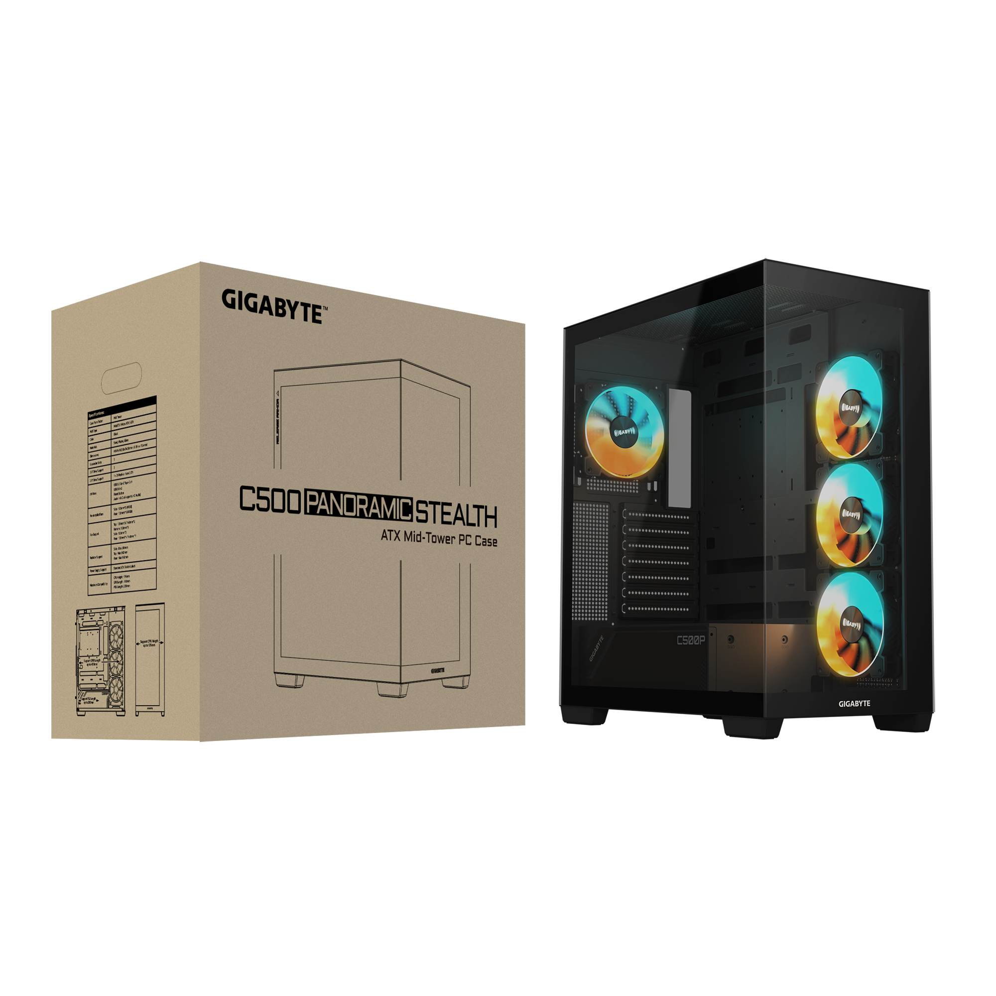GIGABYTE C500 PANORAMIC STEALTH