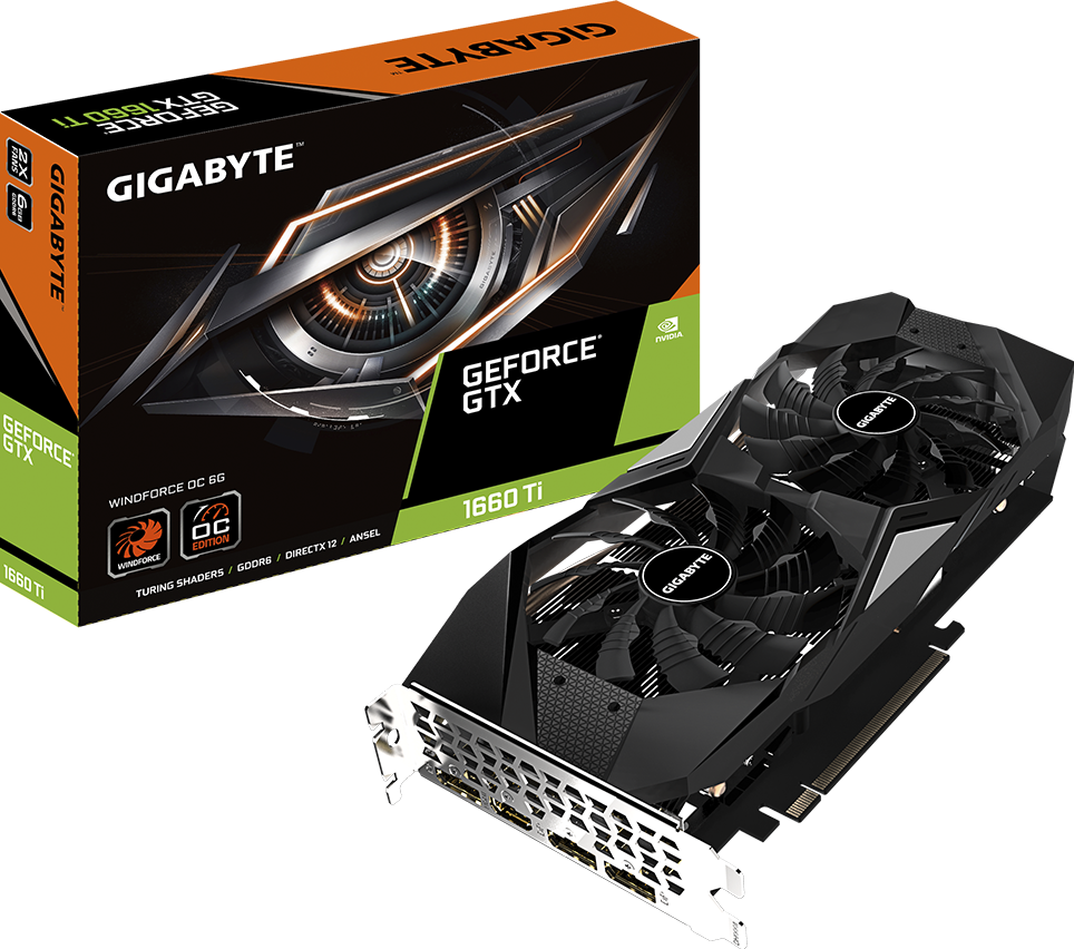 Carte Graphique - GeForce® GTX 1660 Ti WINDFORCE OC 6G