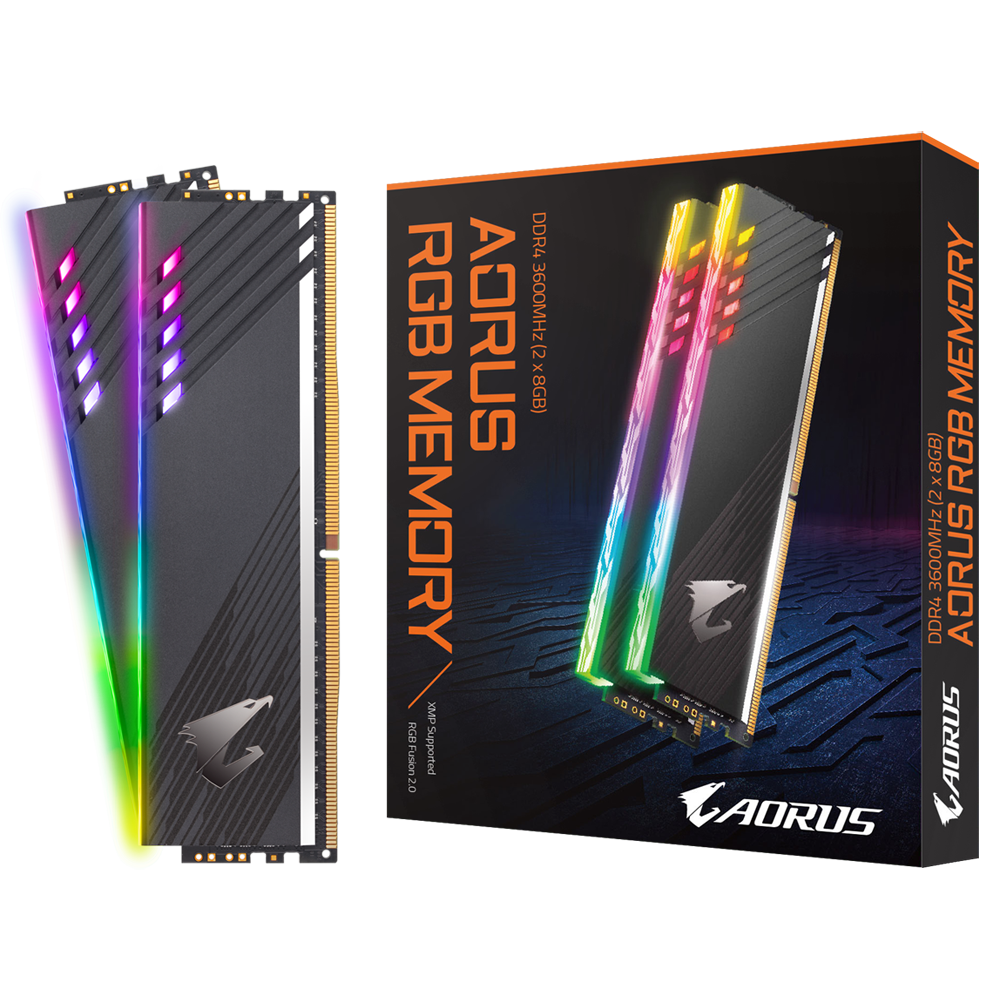 AORUS RGB Memory 16GB (2x8GB) 3600MHz Key Features | Memory 