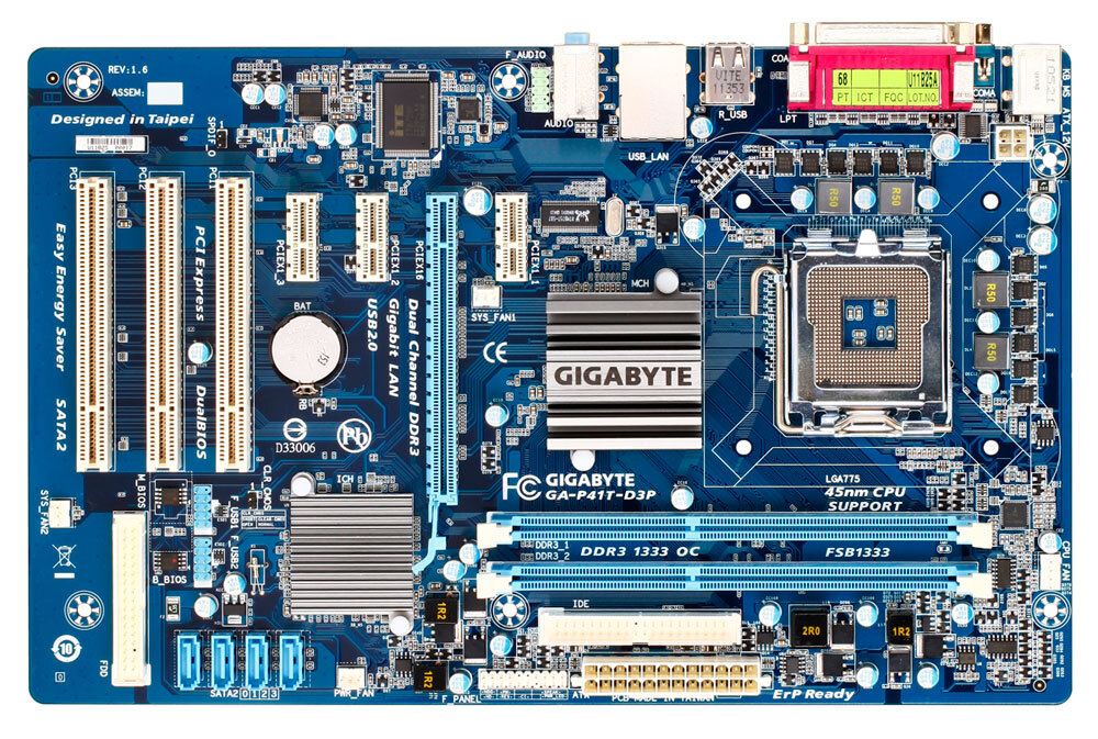 gigabyte fsb 1333 motherboard phase led meaning