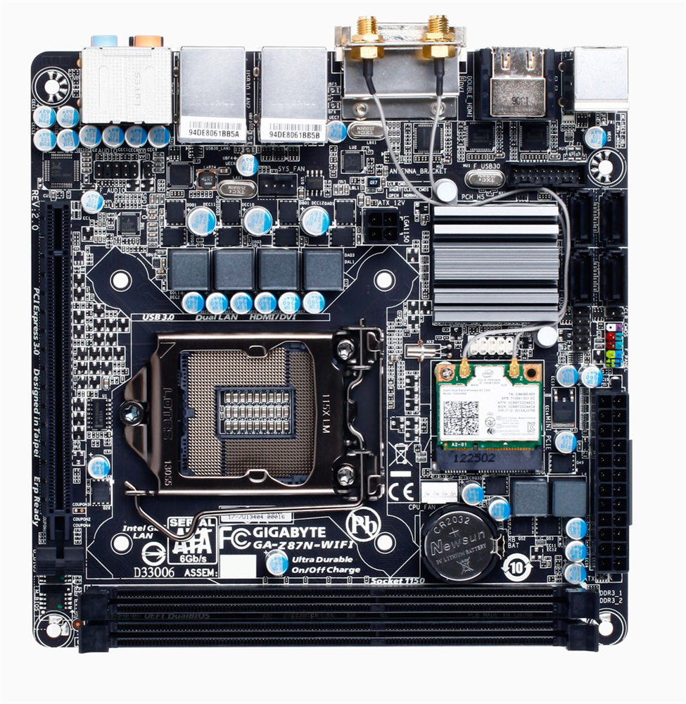 GIGABYTE GA-Z87N-WIFI i5-4570 8GBメモリ GA-Z87N-WIFI (rev. 1.x) Overview | Motherboard - GIGABYTE Global
