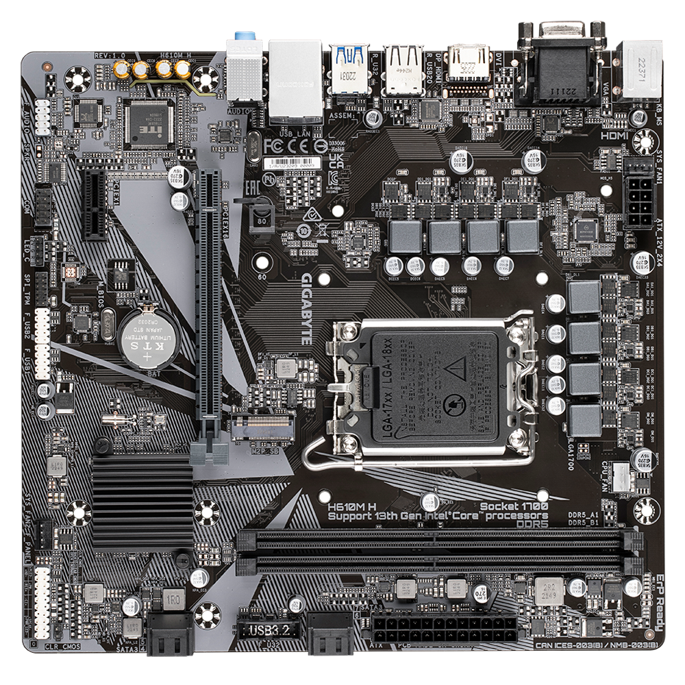 GIGABYTE LGA 1700 H610M メモリ　電源　他セット GIGABYTE LGA 1700 H610M メモリ 電源 他セット