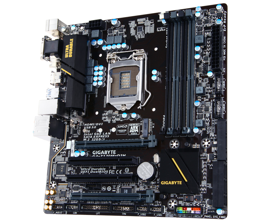 難ありマザボ　GIGABYTE　GA-Z170M-D3H　LGA1151PC/タブレット