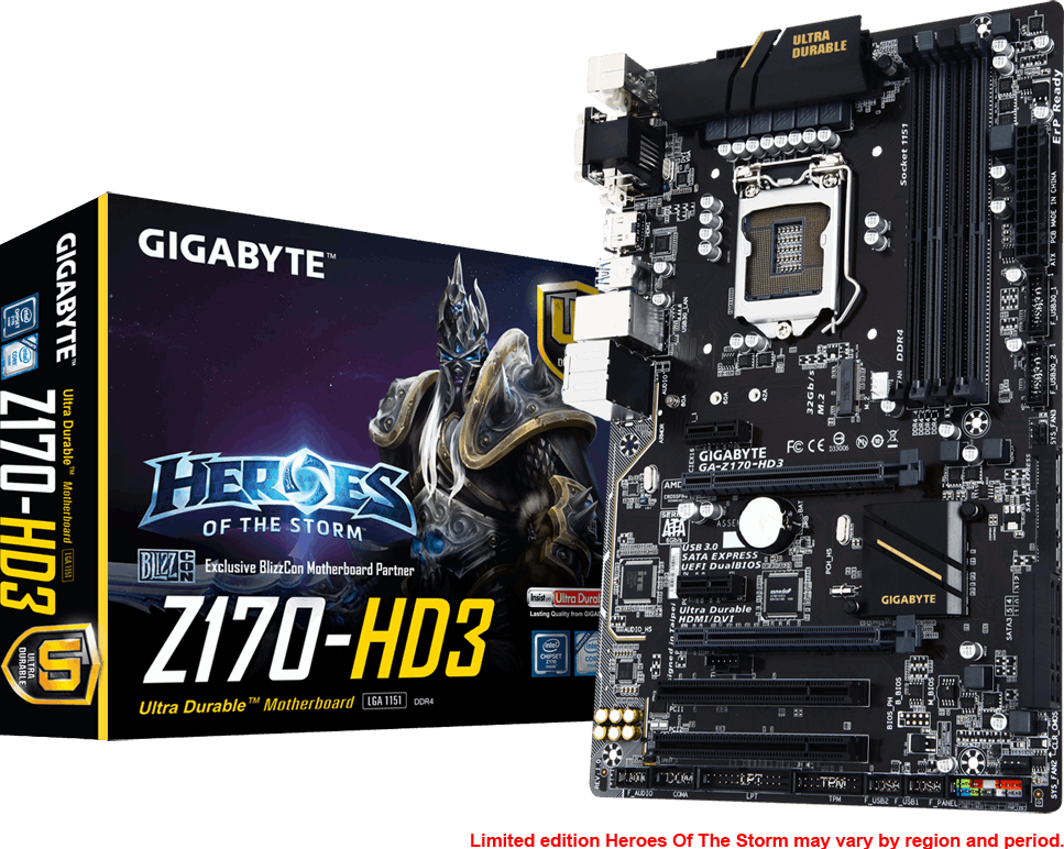 GA-Z170-HD3 (Rev. 1.0) - GIGABYTE U.S.A.