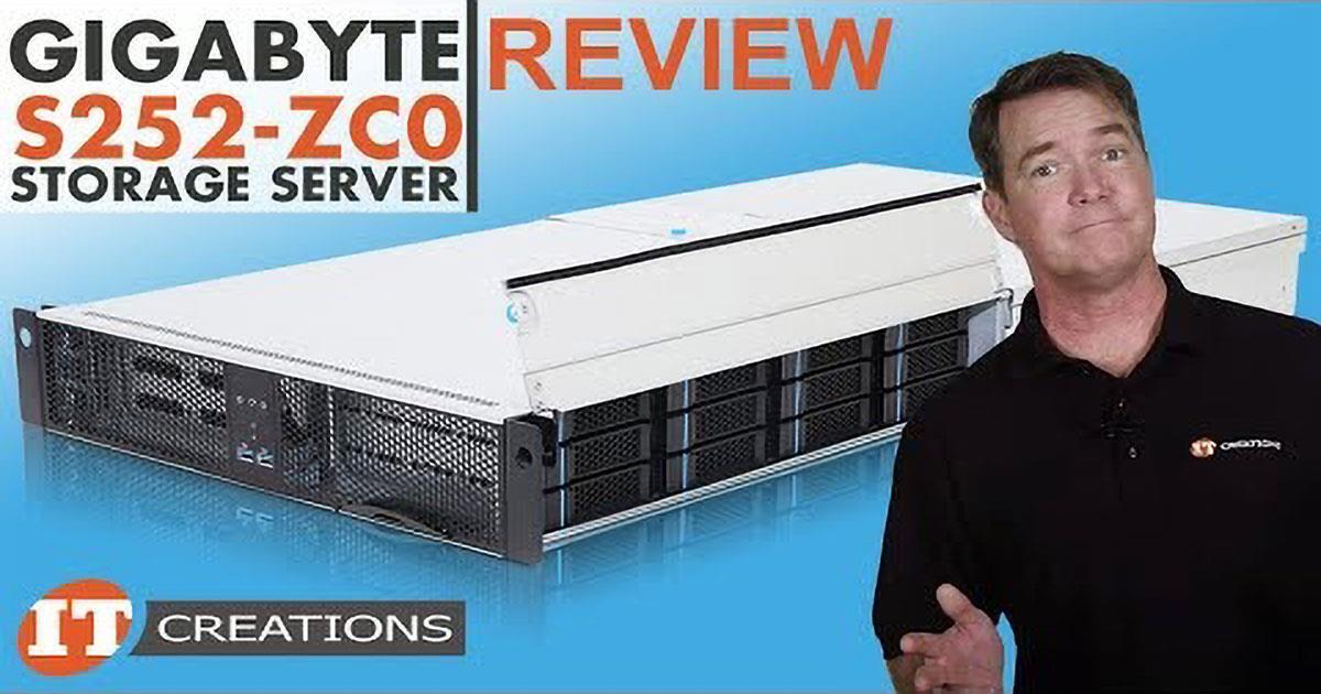 Review GIGABYTE S252-ZC0 Server