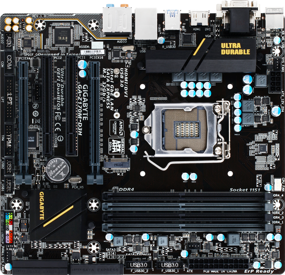 Motherboard - GA-Z170M-D3H
