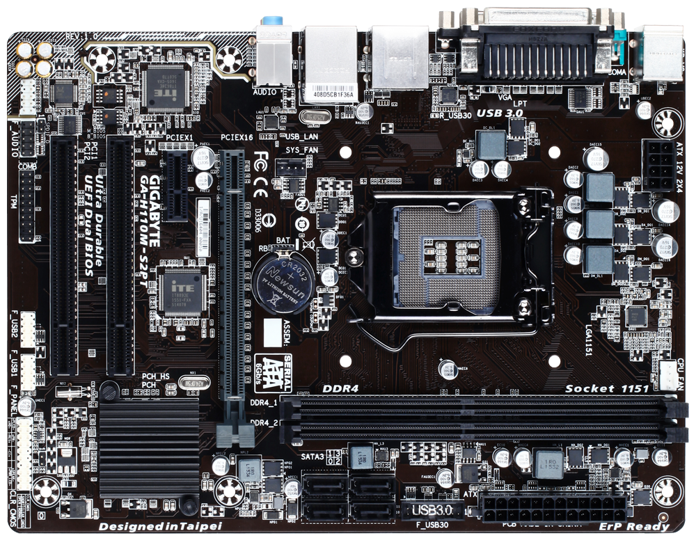 GA-H110M-S2PT (rev. 1.0) Overview | Motherboard - GIGABYTE Global