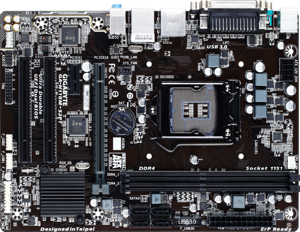 Motherboard - GA-H110M-S2PT