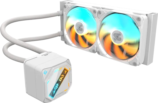 Gigabyte Gaming 240 ICE AIO 2 x 120mm - WHITE