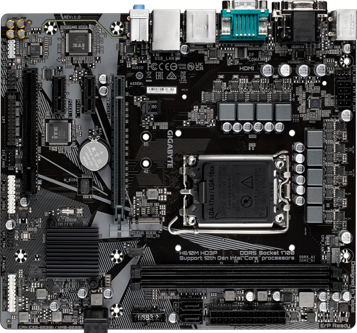 Carte Mère - H610M HD3P