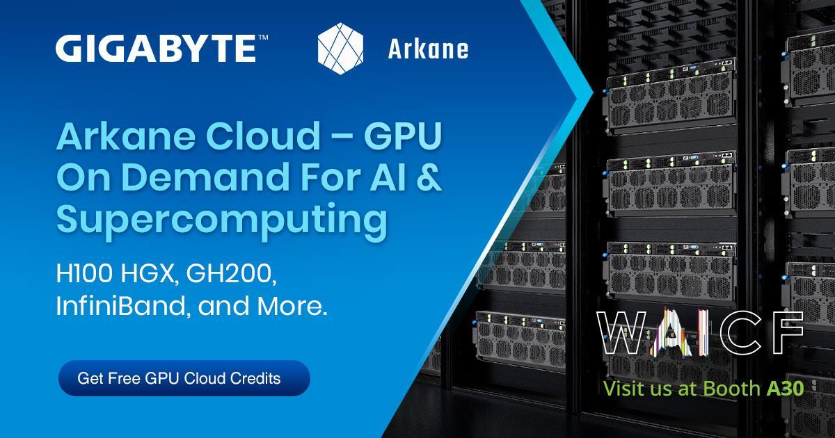 Visit us at the WAICF 2024 event at Booth A30 and learn all about AI & Supercomputing