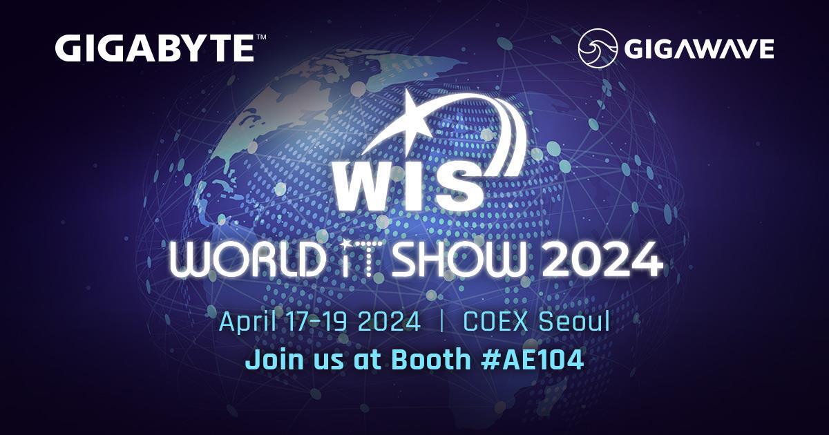 Explore the newest IT solutions from GIGABYTE and our partner GIGAWAVE at WIS 2024.