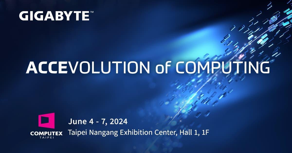 Computing accelerates the next evolution of AI, shown in GIGABYTE’s grandest exhibition to date.