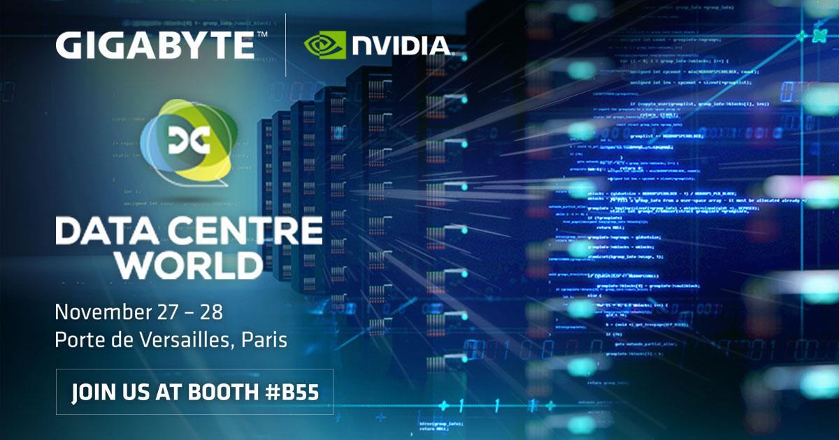 Visit us at booth #B55, GIGABYTE brings the latest AI solutions for you.