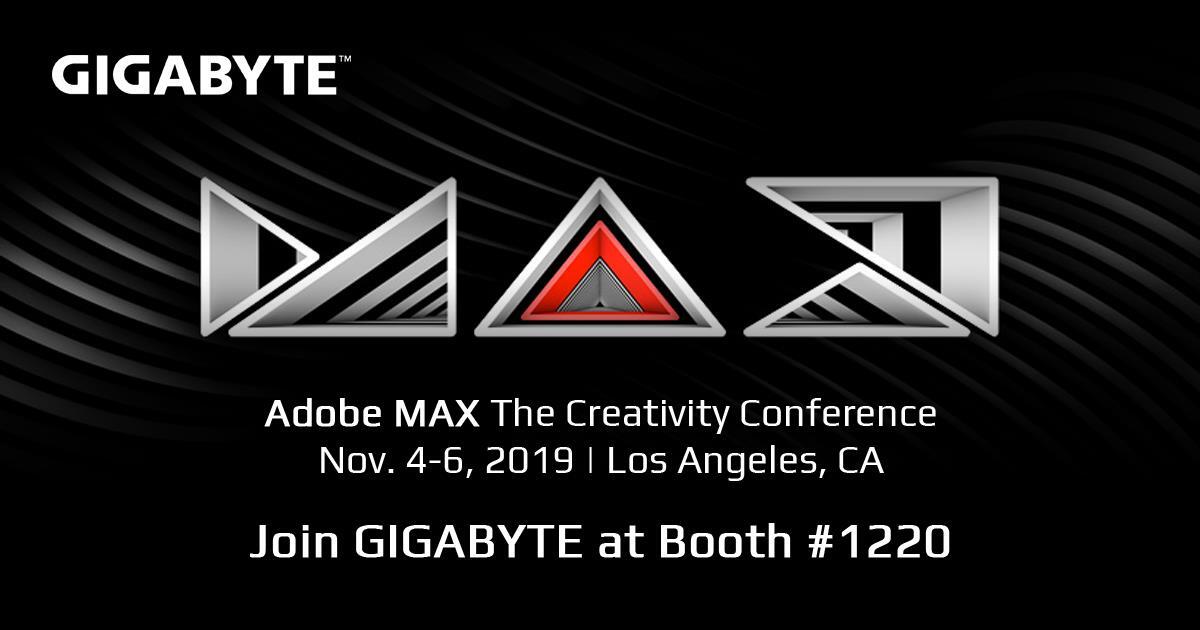 Join GIGABYTE at Adobe MAX, where designers and developers come together!