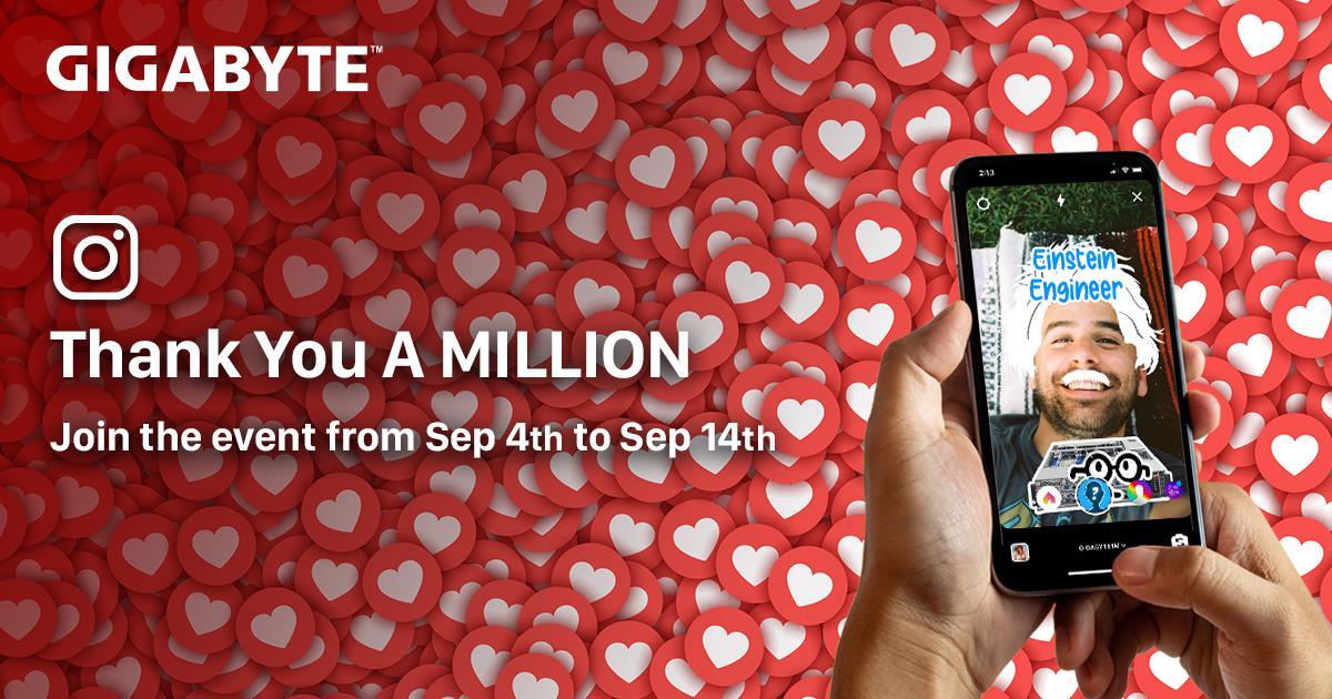Join Instagram Sweepstakes to celebrate with 1M fans. Play filter game & Win the amazing prize! <br/>