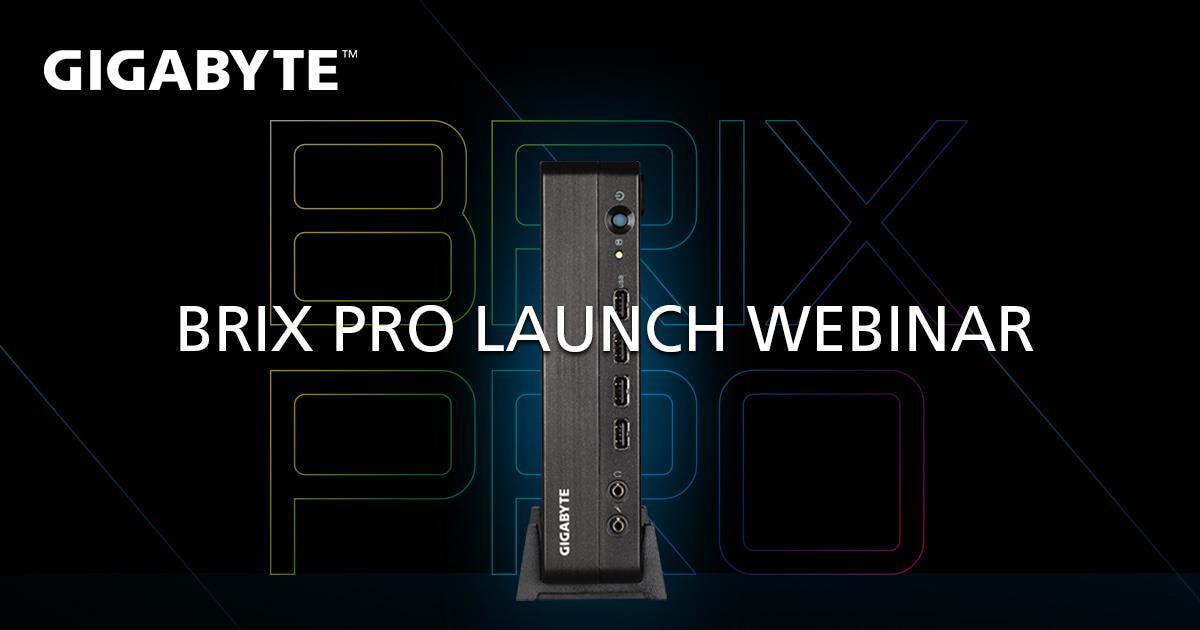 GIGABYTE is debuting Next Gen. BRIX™