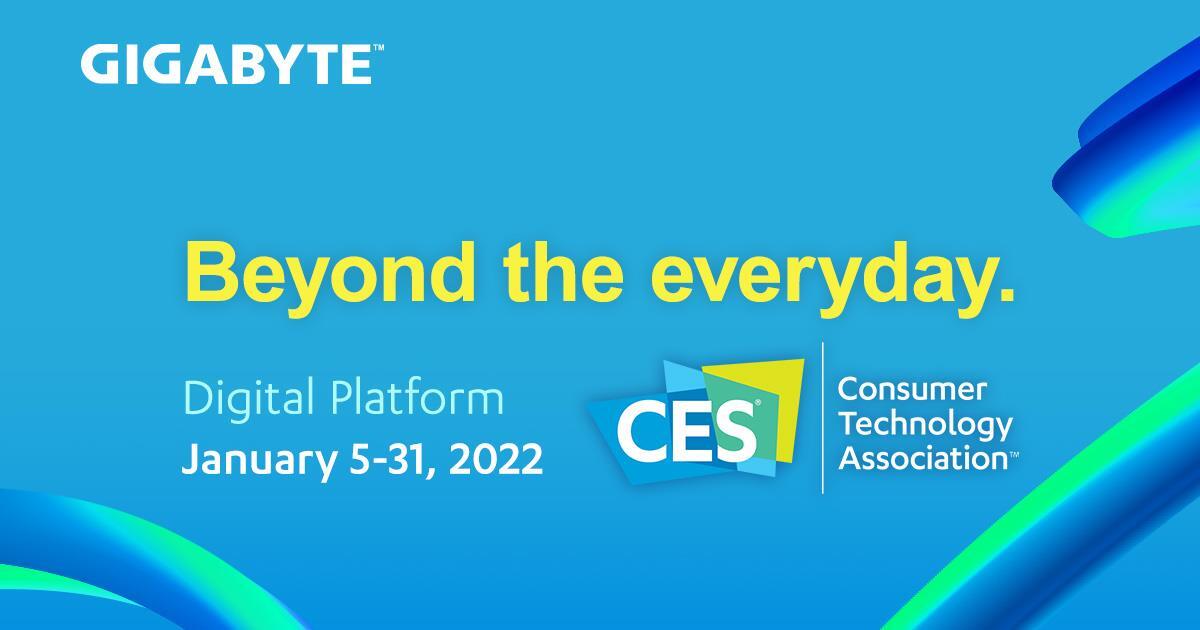 Join GIGABYTE at CES 2022, where you can experience the smart world of tomorrow!