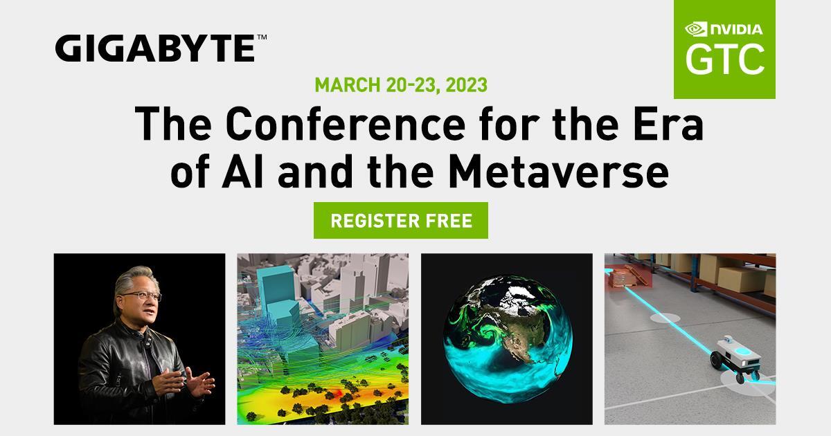 Save your date for GTC - the AI conference that brings together professionals.