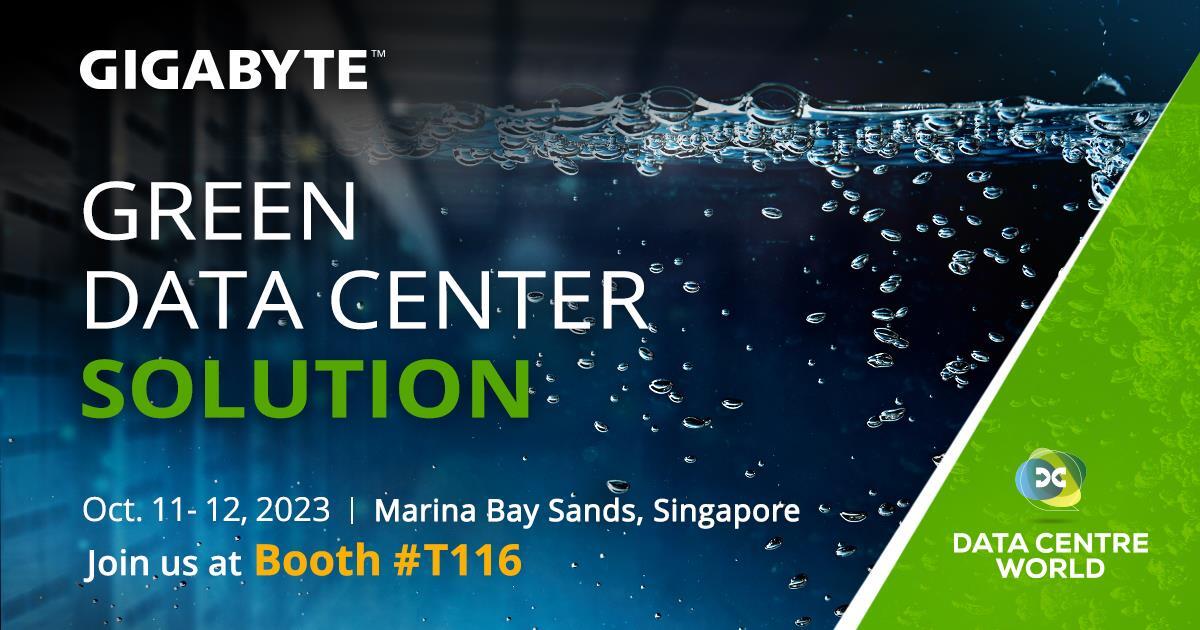 Come see our Geen Data Center Solution, booth T116, at #DCWA2023 in Singapore! 