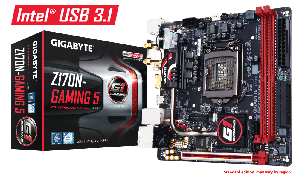 GIGABYTE Z170N-GAMING 5 マザーボード 未使用保管品 GIGABYTE Z170N-GAMING 5 マザーボード 未使用保管品 Wi-Fi