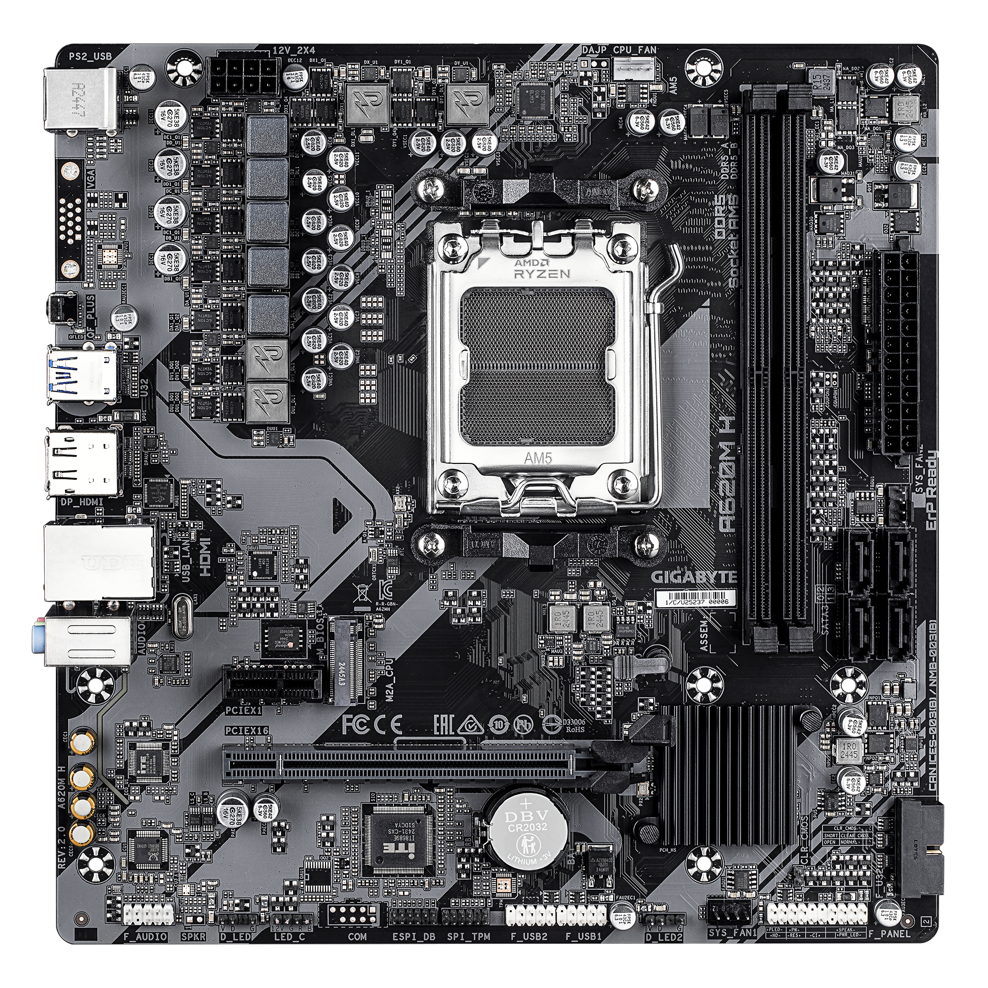 Placa de baza Gigabyte A620M H Socket AM5, mATX