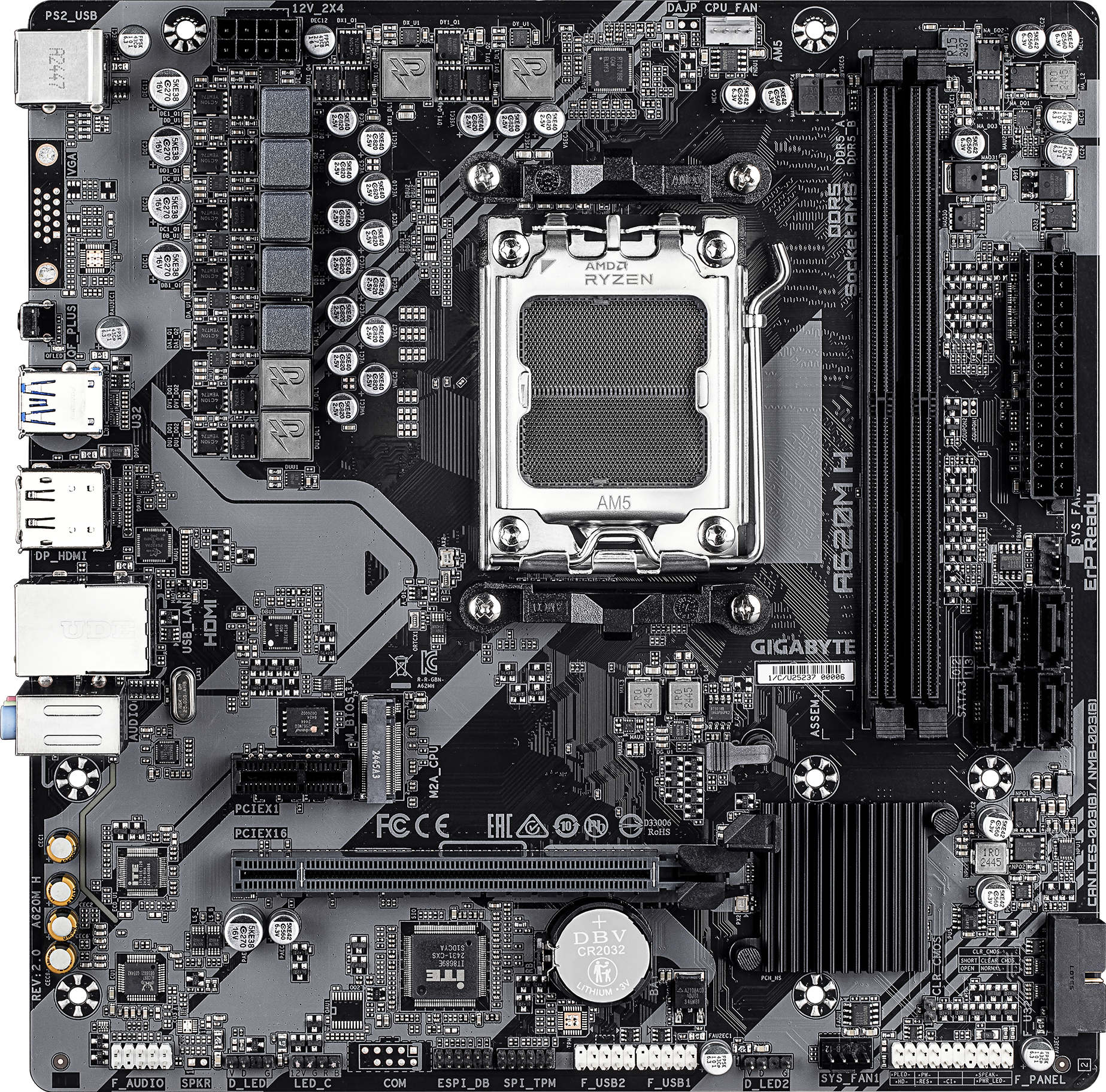 A620M H (Rev. 2.0) - GIGABYTE Global