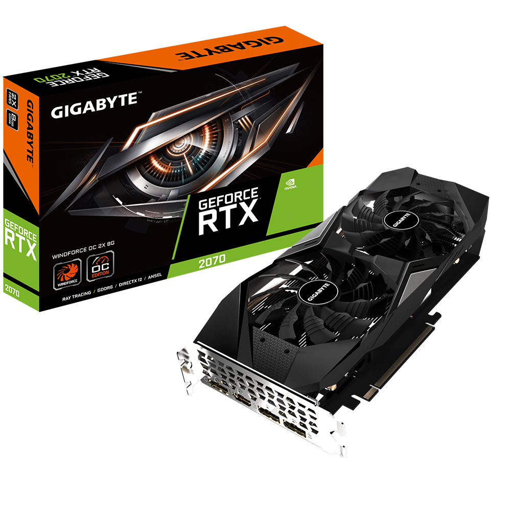 GeForce RTX™ 2070 WINDFORCE OC 2X 8G Key Features | Graphics Card