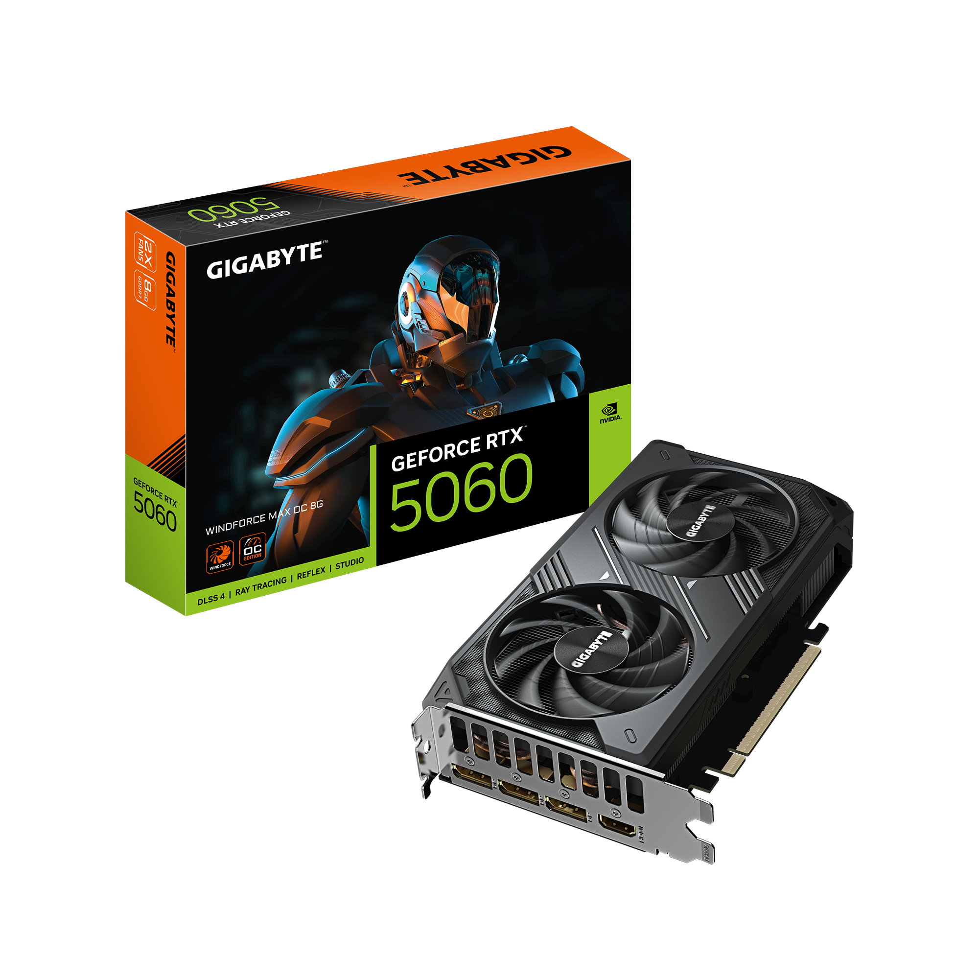 GIGABYTE GeForce RTX 5060 OC 8G 新品未使用 GeForce RTX™ 5060 WINDFORCE MAX OC 8G｜AORUS - GIGABYTE USA