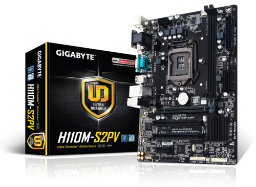 Gigabyte ga h110m s2pv совместимость процессоров