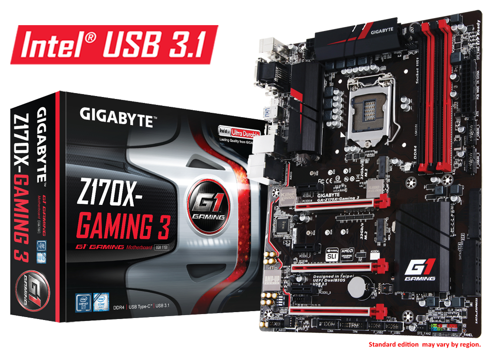 GIGABYTE マザーボード Z170X-GAMING3 png