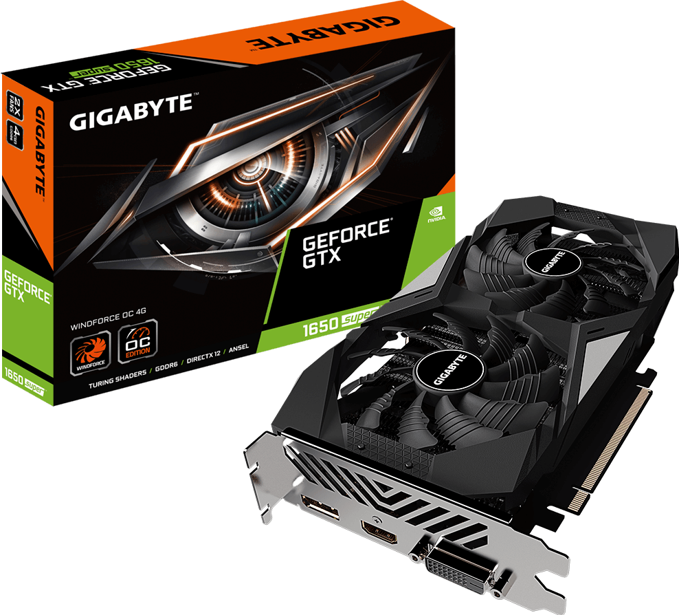 Graphics Card - GeForce® GTX 1650 SUPER™ WINDFORCE OC 4G