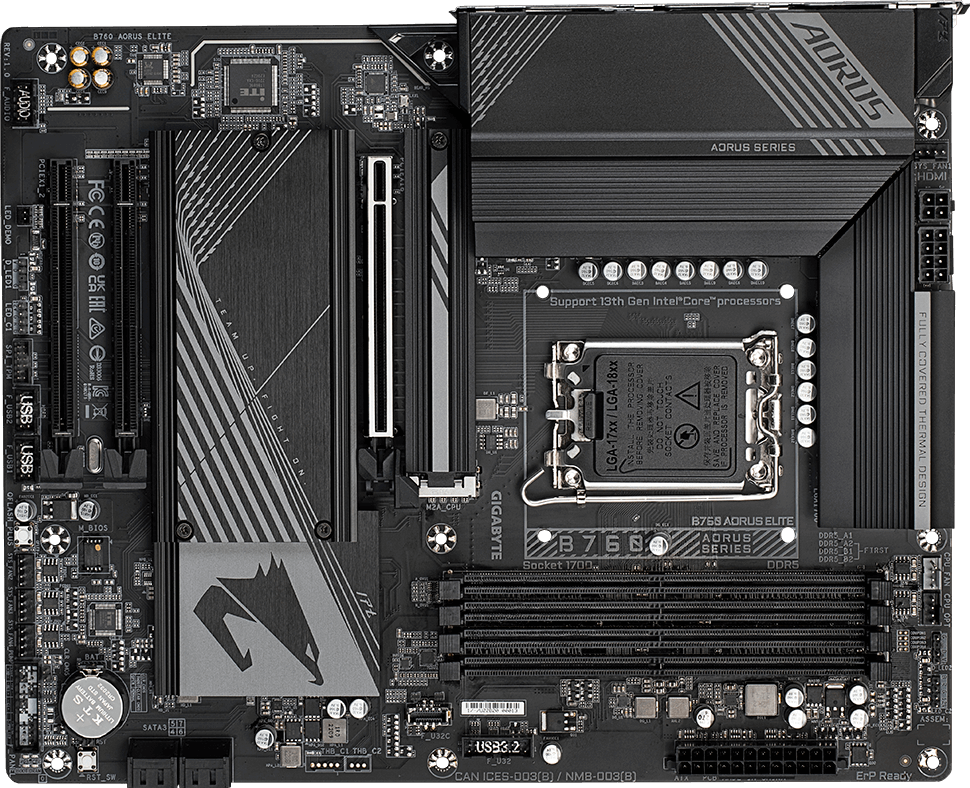 B760 AORUS ELITE (Rev. 1.0) マザーボード - GIGABYTE Japan