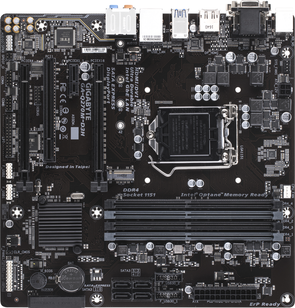 GA-Q270M-D3H (Rev. 1.0) Motherboard - GIGABYTE U.S.A.