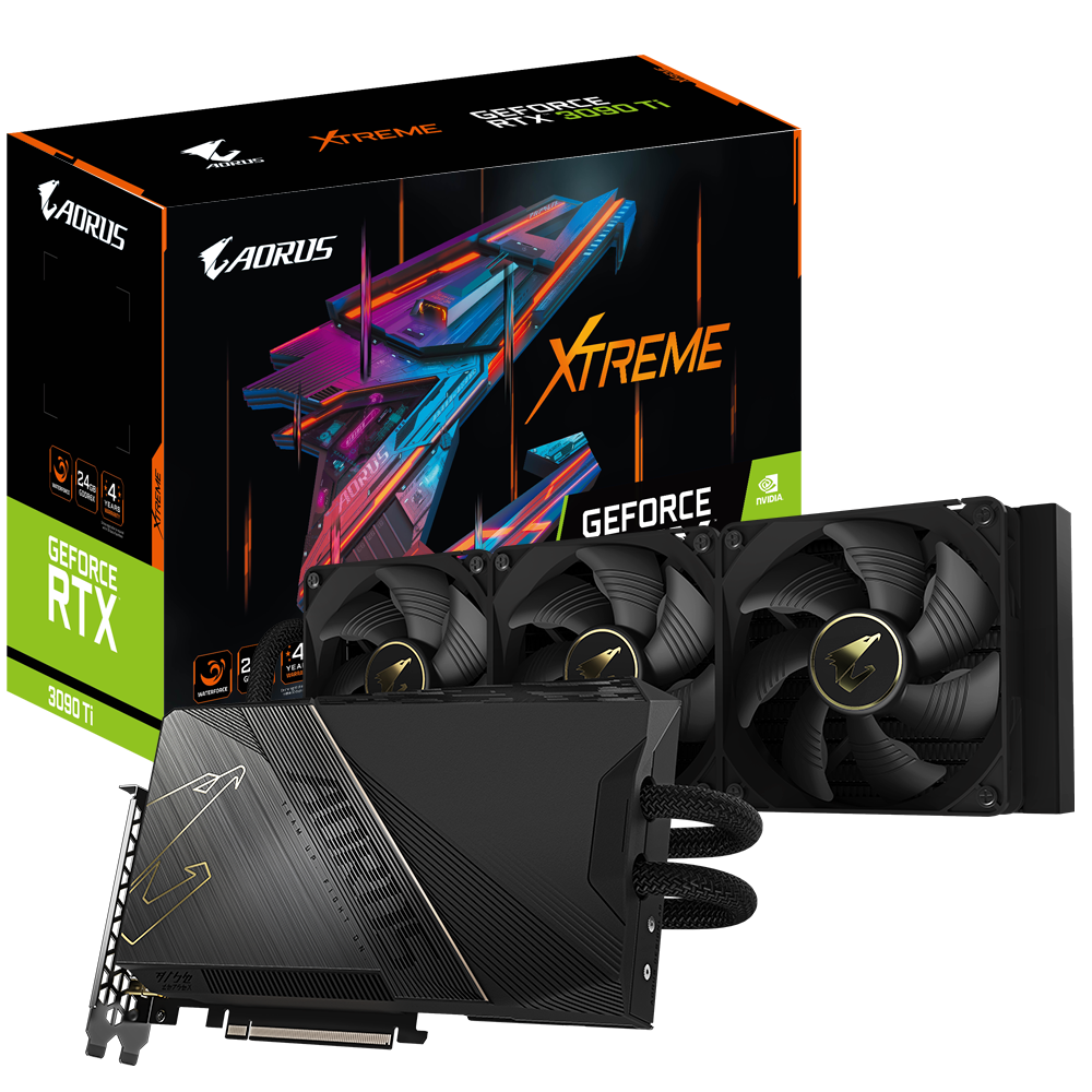 AORUS GeForce RTX 3090 Ti XTREME WATERFORCE 24G｜AORUS - GIGABYTE USA