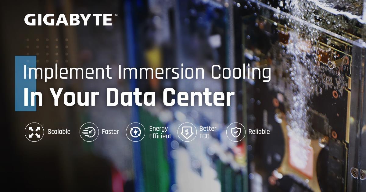 GIGABYTE Servers Are on the Cusp of a New Era in Data Centers with Liquid Immersion Cooling
