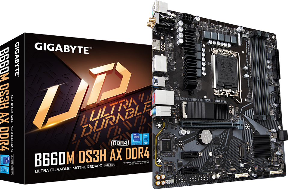 Motherboard - B660M DS3H AX DDR4