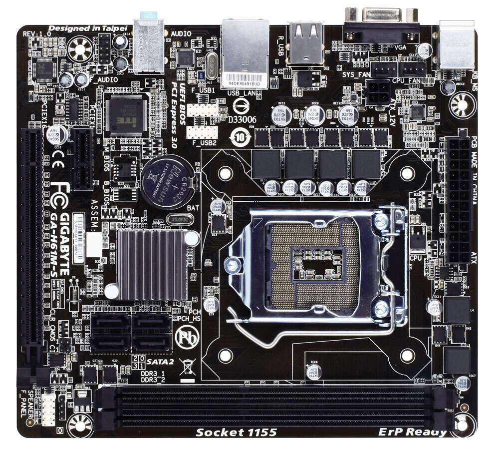 GA-H61M-S (rev. 1.x) Overview | Motherboard - GIGABYTE Global