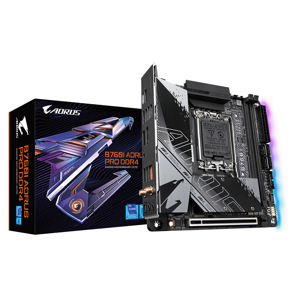 GIGABYTE B760I AORUS PRO DDR4 Mini-ITXストレージDualM2