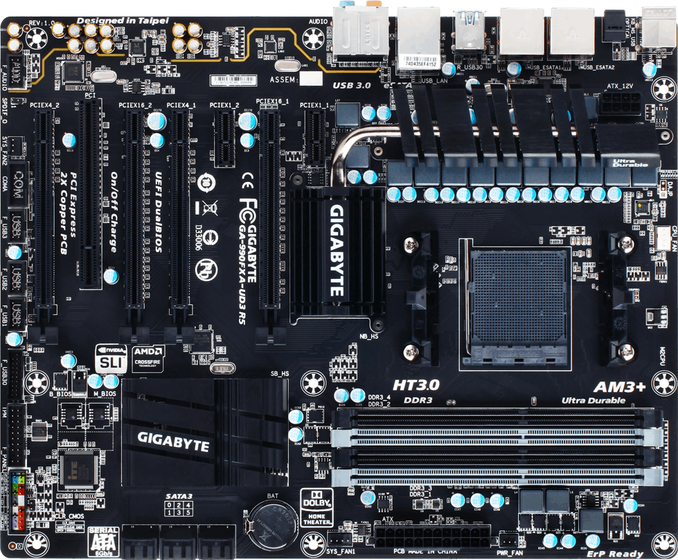 GIGABYTE 990FXA-UD3 R5 マザーボード 本体 GA-990FXA-UD3 R5 (Rev. 1.0) Motherboard Specifications - GIGABYTE